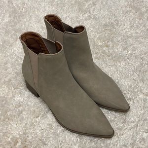 Tan booties, Indigo rd. Brand, size 8.5